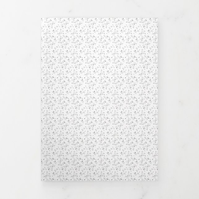 sketch Design Forty Nine Tri-Fold Holiday Card (Cover)