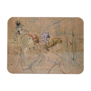 Sketch for 'At the Masked Ball', c.1892 (coloured Magnet