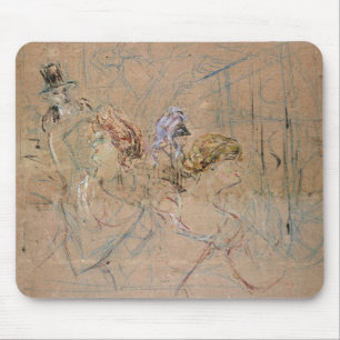 Sketch for 'At the Masked Ball', c.1892 (coloured Mouse Pad