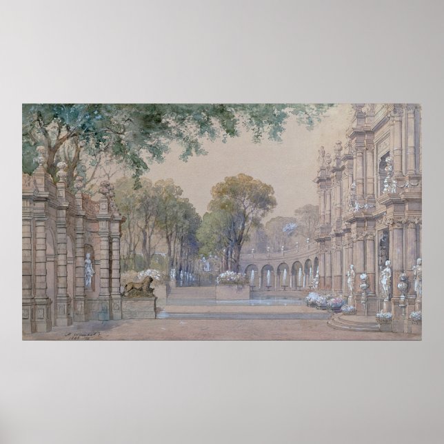 Sketch for Tchaikovsky's Ballet Poster (Front)