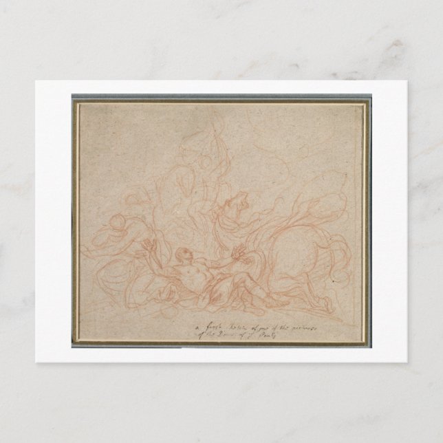 Sketch for the Conversion of St. Paul for the dome Postcard (Front)