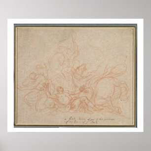 Sketch for the Conversion of St. Paul for the dome Poster