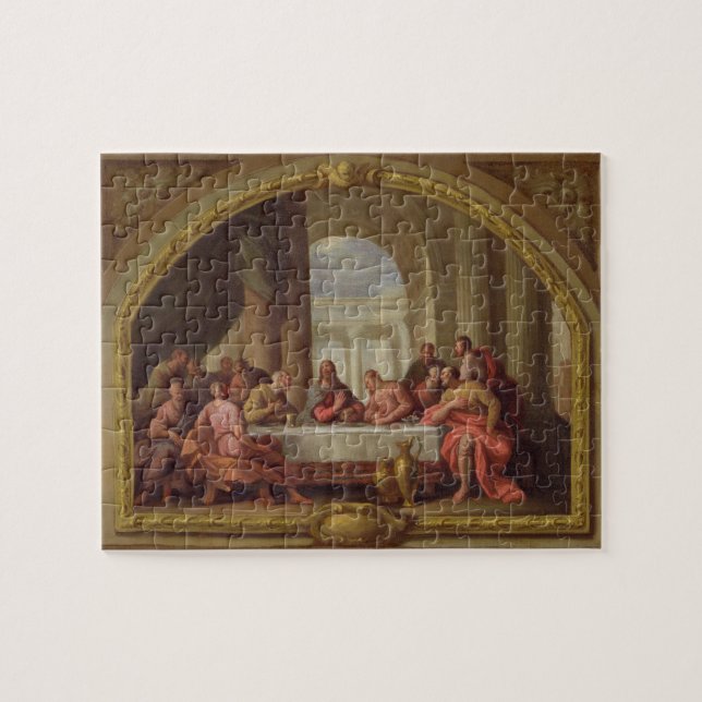 Sketch for 'The Last Supper', St. Mary's, Weymouth Jigsaw Puzzle (Horizontal)