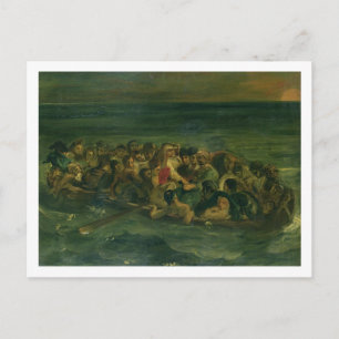 Sketch for The Shipwreck of Don Juan, 1839 (see al Postcard