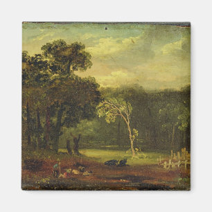 Sketch from Nature in Sion Park, 1819 (oil on card Magnet