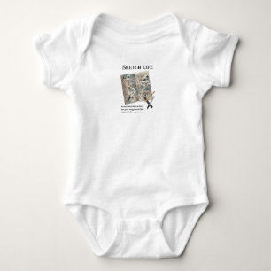 Sketch Life Baby Bodysuit