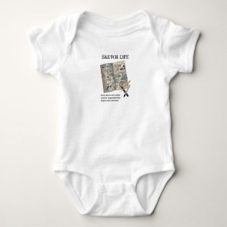 Sketch Life Baby Bodysuit