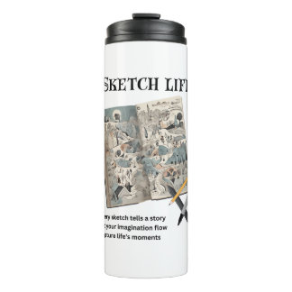 Sketch Life Thermal Tumbler