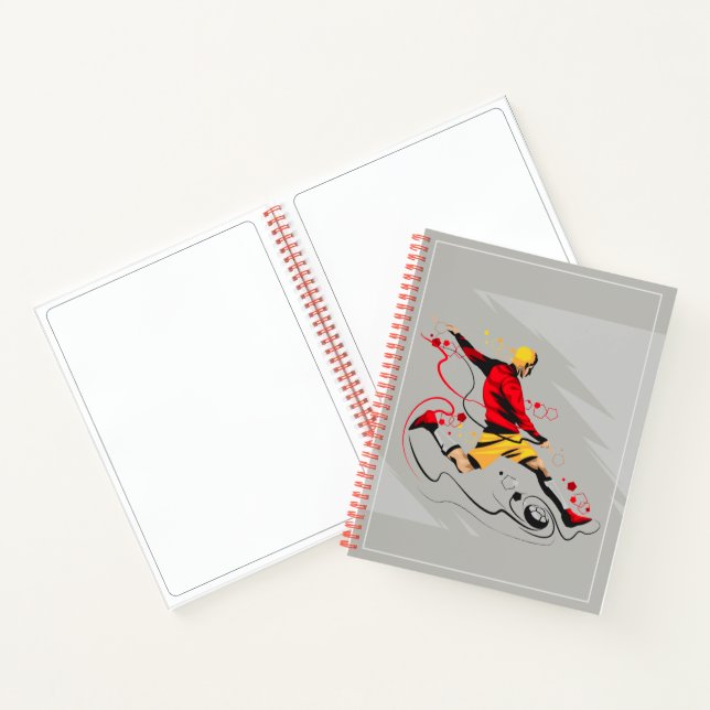 Sketch Notebook-Soccer Player Notebook (Inside)