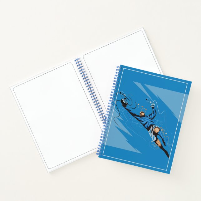 Sketch Notebook-Soccer Player Notebook (Inside)