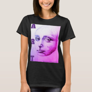 Sketch of a girl, study of da Vinci -D.C.B. 1989 T-Shirt