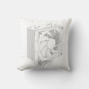 Sketch of computer processor cooler cushion
