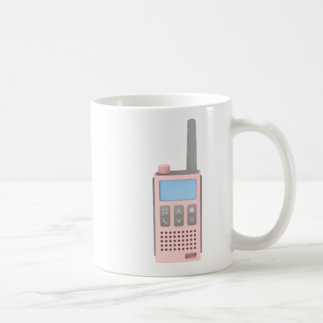 Sketch of modern walkie talkie coffee mug (Right)