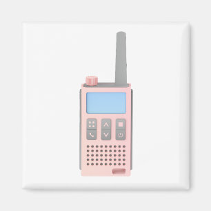Sketch of modern walkie talkie magnet