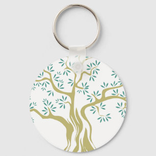 Sketch of Olive tree Key Ring