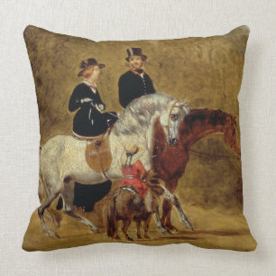 Sketch of Queen Victoria, The Prince Consort & HRH Cushion