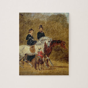 Sketch of Queen Victoria, The Prince Consort & HRH Jigsaw Puzzle