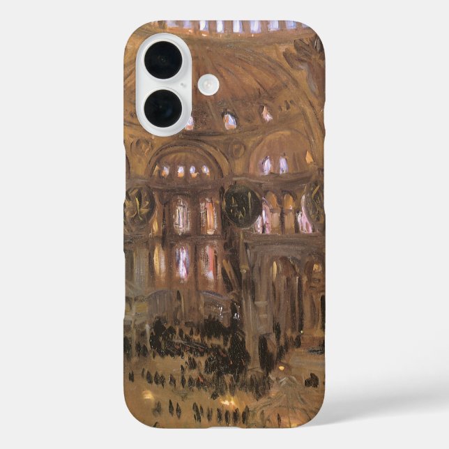 Sketch of Santa Sophia by John Singer Sargent Case-Mate iPhone Case (Back)