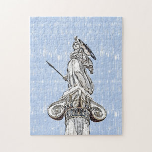 Sketch of Statue of Athena Jigsaw Puzzle