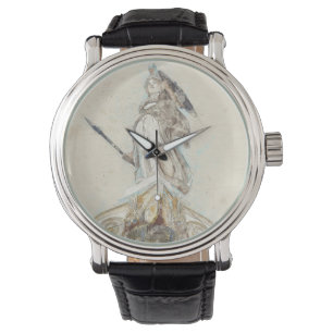 Sketch of Statue of Athena Watch – Elegant Greek 
