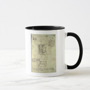 Sketch of the Casting Pit for the Sforza Horse Mug