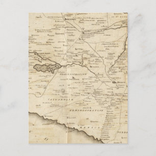 Sketch of the Internal Provinces of New Spain Postcard