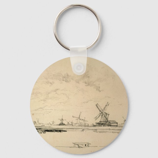 Sketch of Windmills keychain (Front)