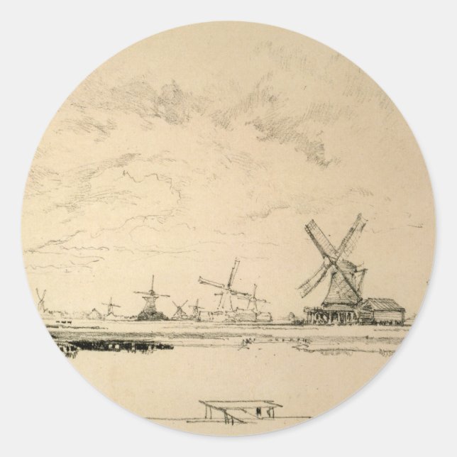 Sketch of Windmills stickers (Front)