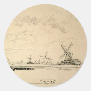 Sketch of Windmills stickers