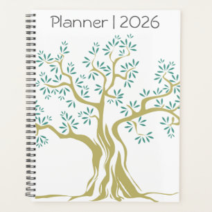 Sketch Olive Tree 2026 Planner – Mediterranean