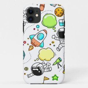 Sketch set cute collection child iPhone 11 case