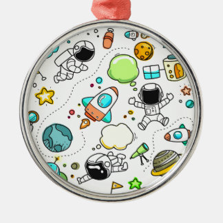 Sketch set cute collection child metal tree decoration