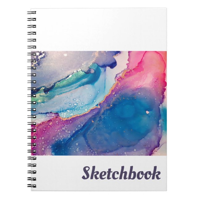 Sketchbook - Alcohol Ink Notebook (Front)