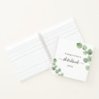 Sketchbook eucalyptus greenery script