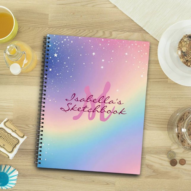 Sketchbook Rainbow Unicorn Glitter  Notebook (Creator Uploaded)