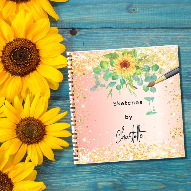 Sketchbook sunflowers floral paint notebook (Creator Uploaded)