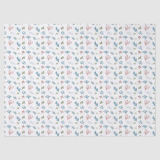 Sketched Christmas Botanicals Tissue Paper