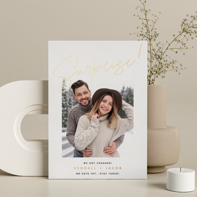 Sketched Foil Surprise Engagement Announcement (Creator Uploaded)