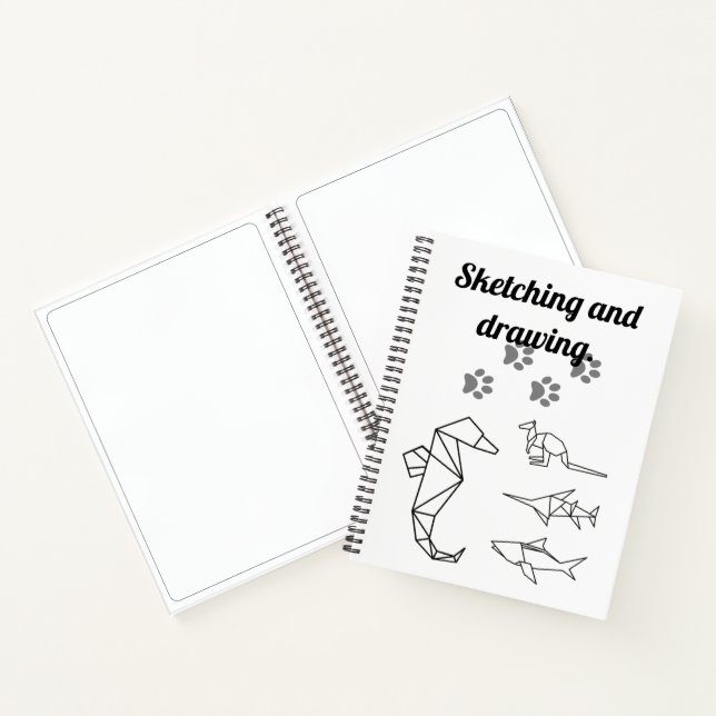 Sketching and drawing. notebook (Inside)