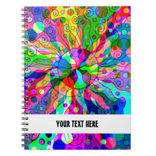 Sketching Fantasy Art - Abstract Neon Shift 1 Notebook