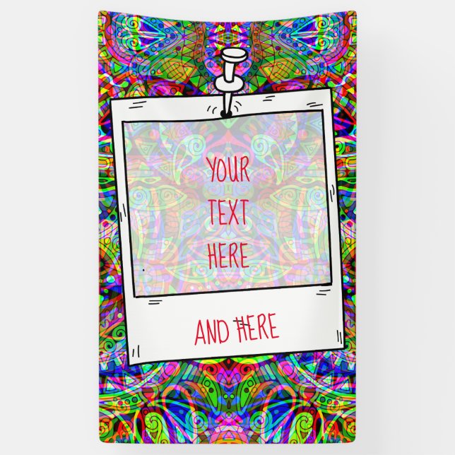 Sketching Fantasy Art - Abstract Neon Shift 3 Banner (Vertical)