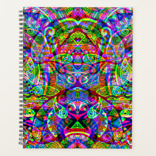 Sketching Fantasy Art - Abstract Neon Shift 3 Planner