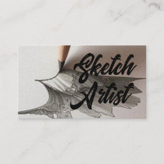 Sketching Sketch Artist Business Card