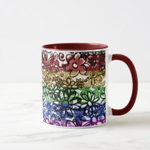 Sketchy Blooms Mug