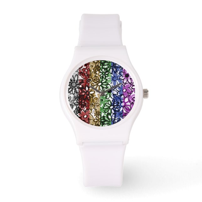 Sketchy Blooms - Watch (Front)