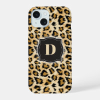 Sketchy Classic Leopard Pattern w/ Custom Monogram