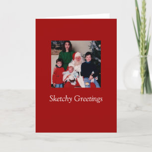 Sketchy Greetings #2 Holiday Card