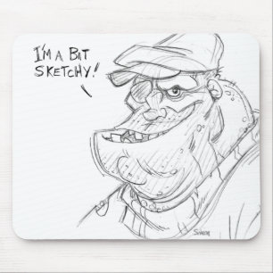 Sketchy Mouse Pad