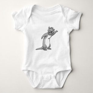Sketchy Otter Baby Bodysuit