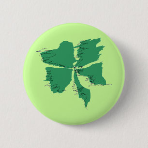 Sketchy Shamrock Button